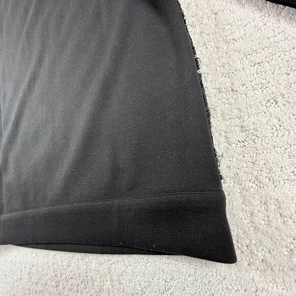 Armani Exchange A/X black sequin mesh argyle crew neck sweatshirt - US Women’s M - Picture 4 of 10